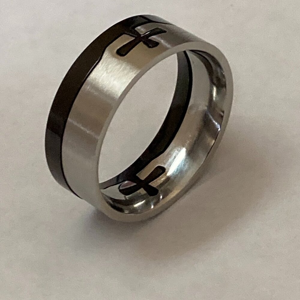 Men's Inox Ring Size 10 Stainless Steel